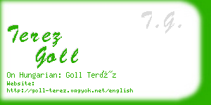 terez goll business card